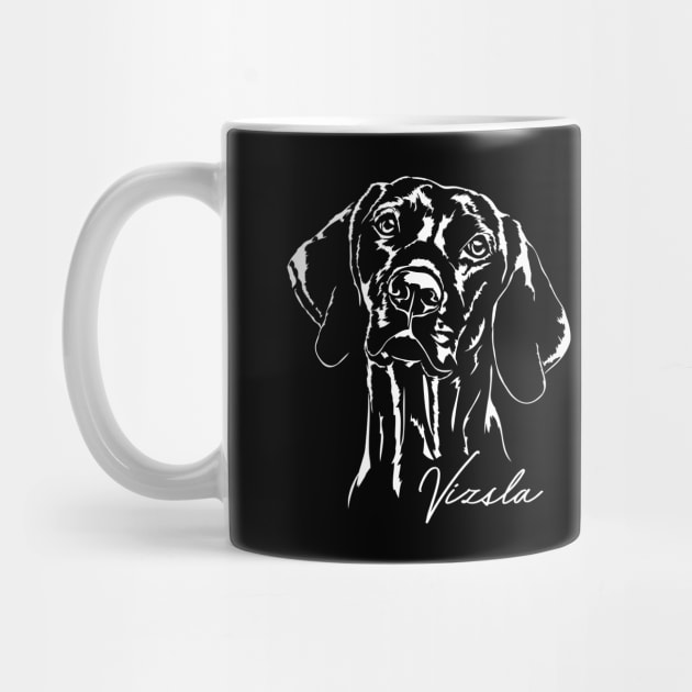 Hungarian Vizsla dog lover portrait by wilsigns